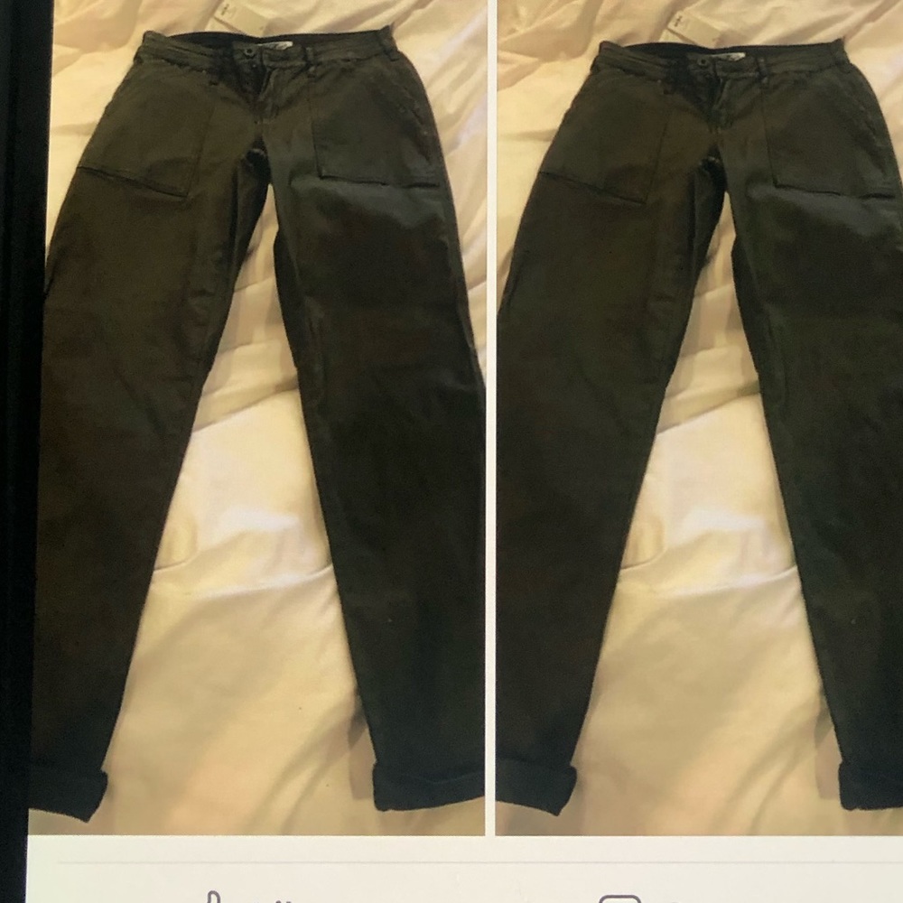 Francesca’s olive green pants